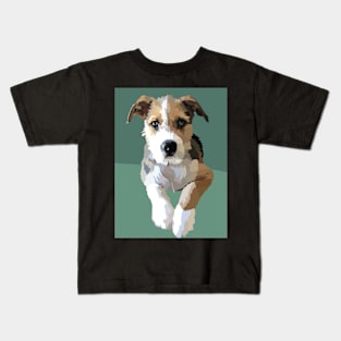 Terrier beagle cute dog 2 Kids T-Shirt